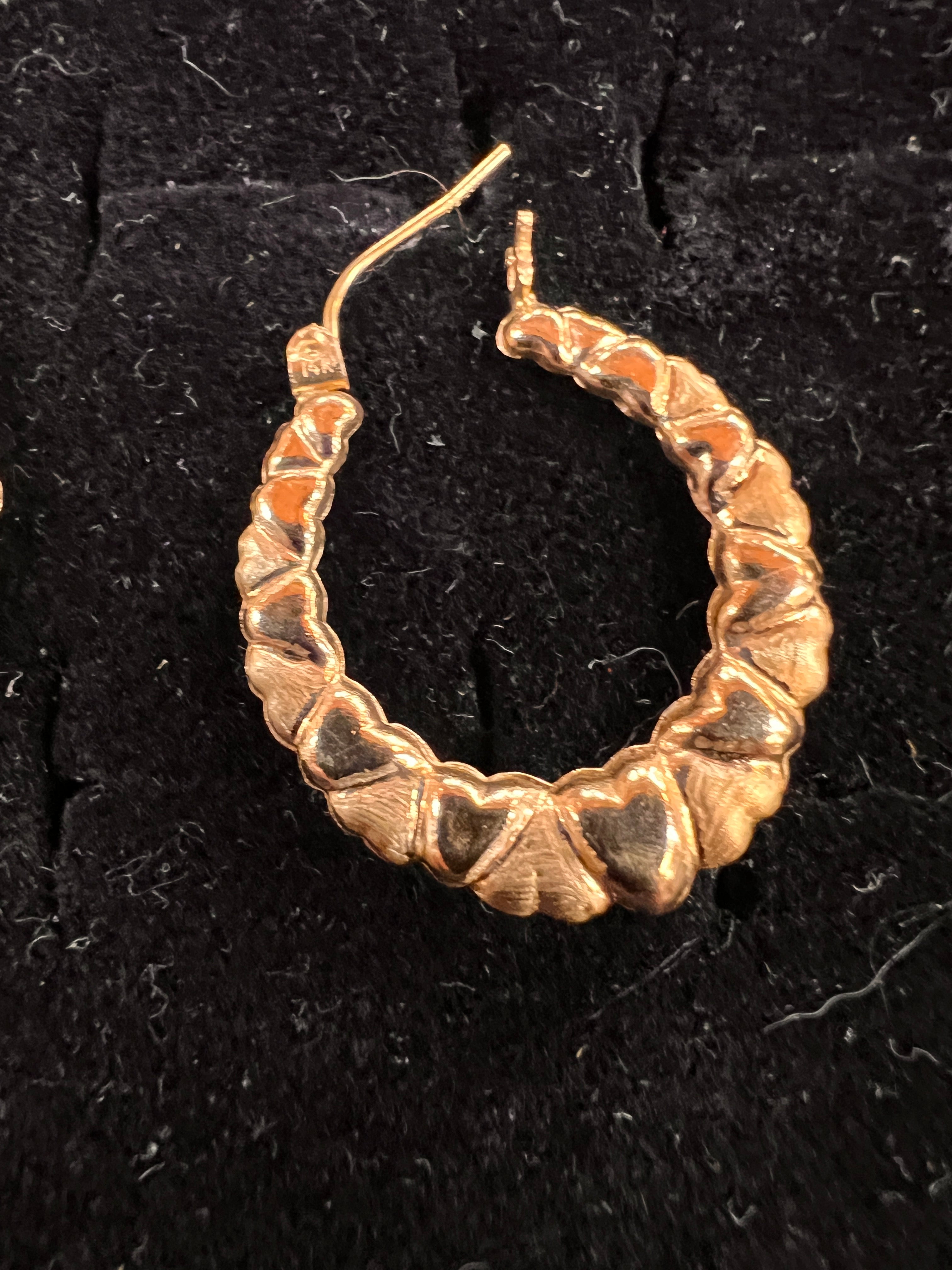 14 Karat Gold Earrings 2.12 Grams