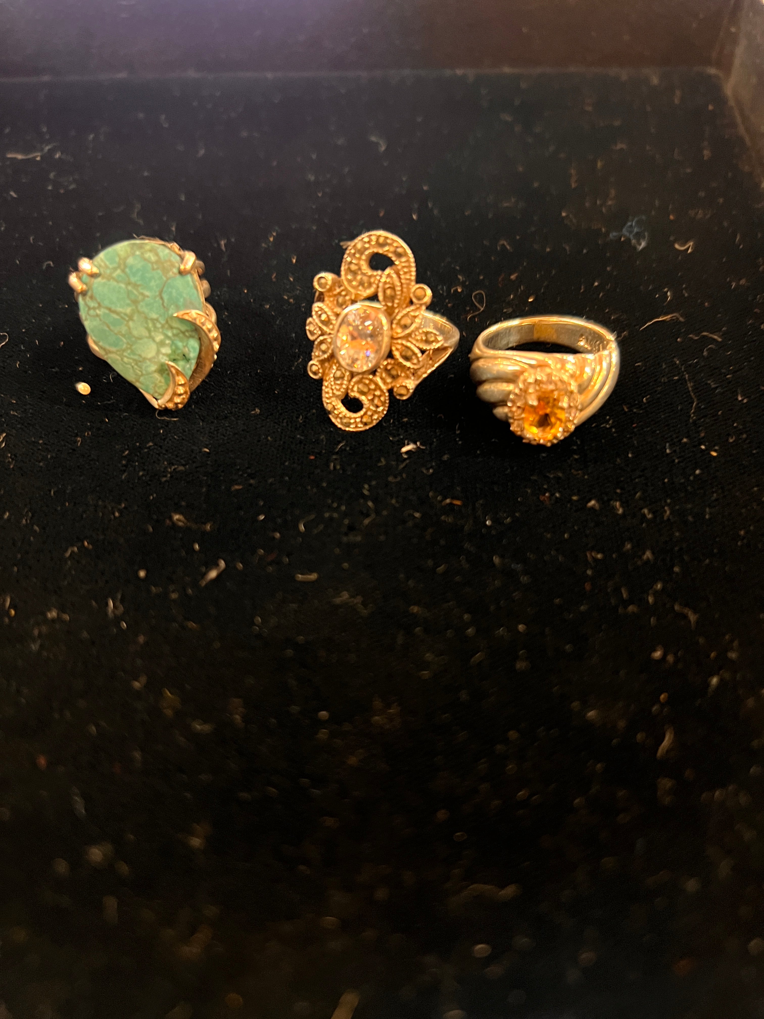 Size 6  Sterling Ring