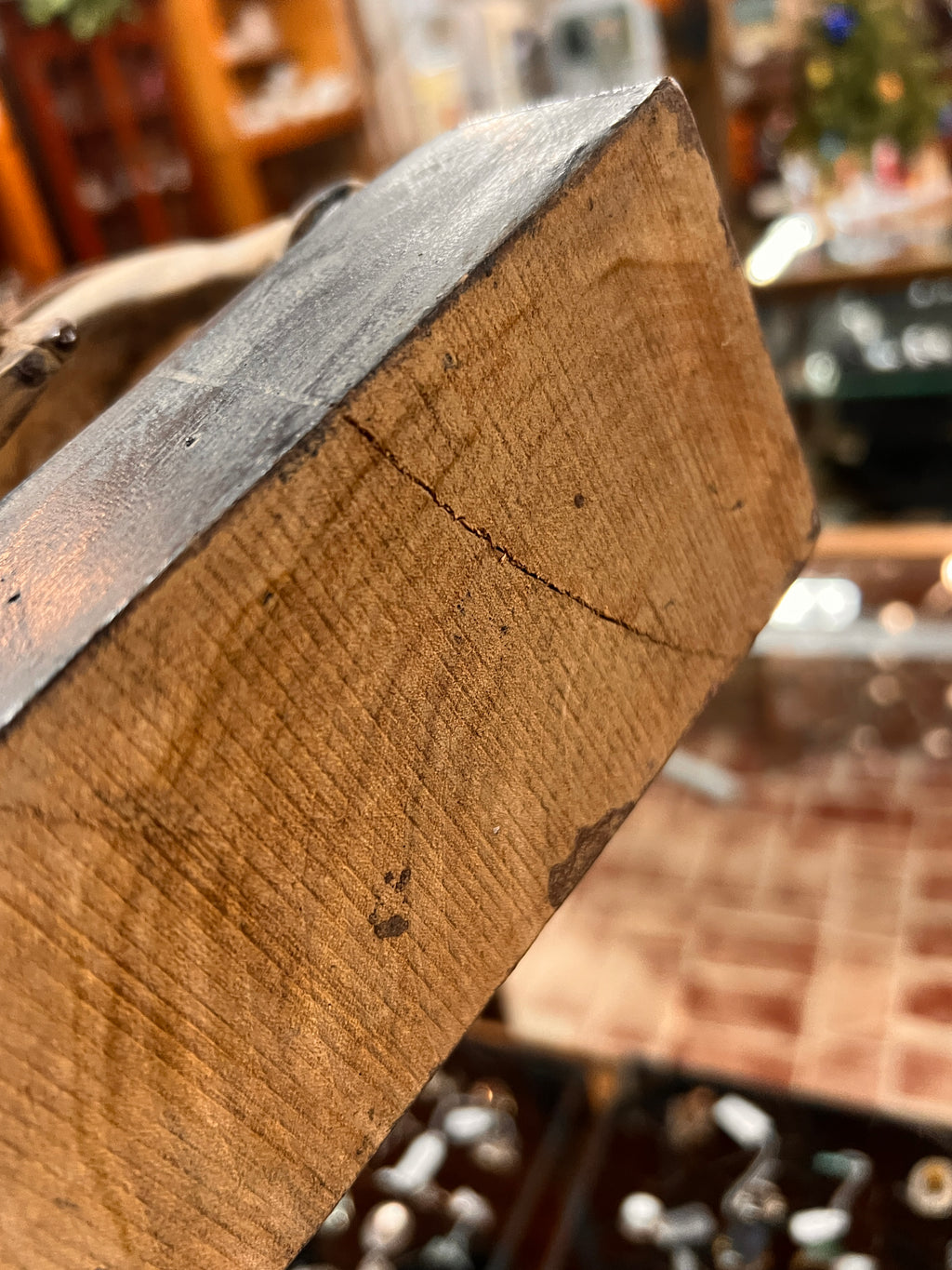 Pair of Hand-Carved Asian Mounted Warrior Figures – Antique Painted Folk Art