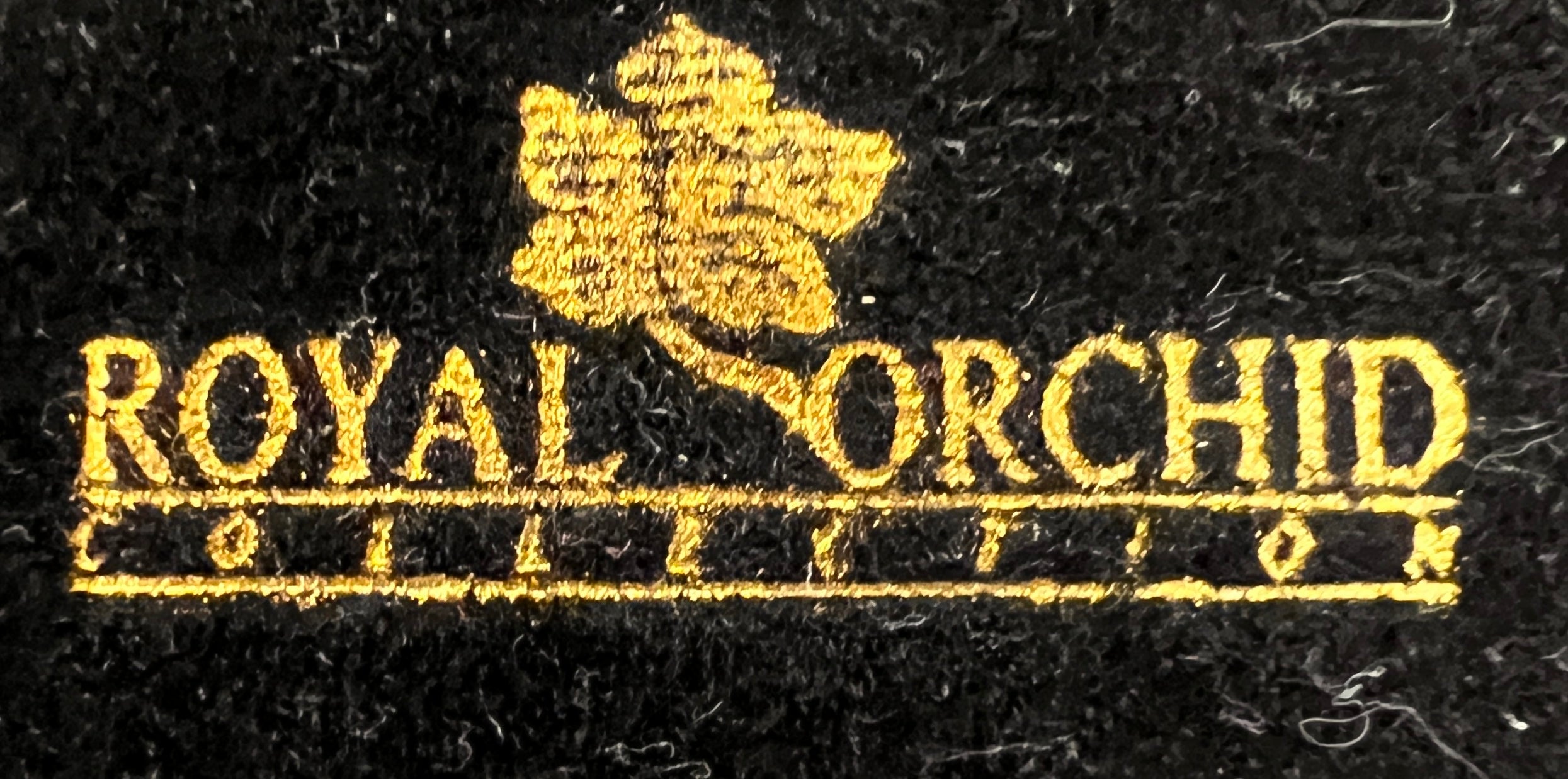 Royal Crystal Gallery 24K Gold-Dipped Long Stem Real Orchid – Yellow Enamel Bloom