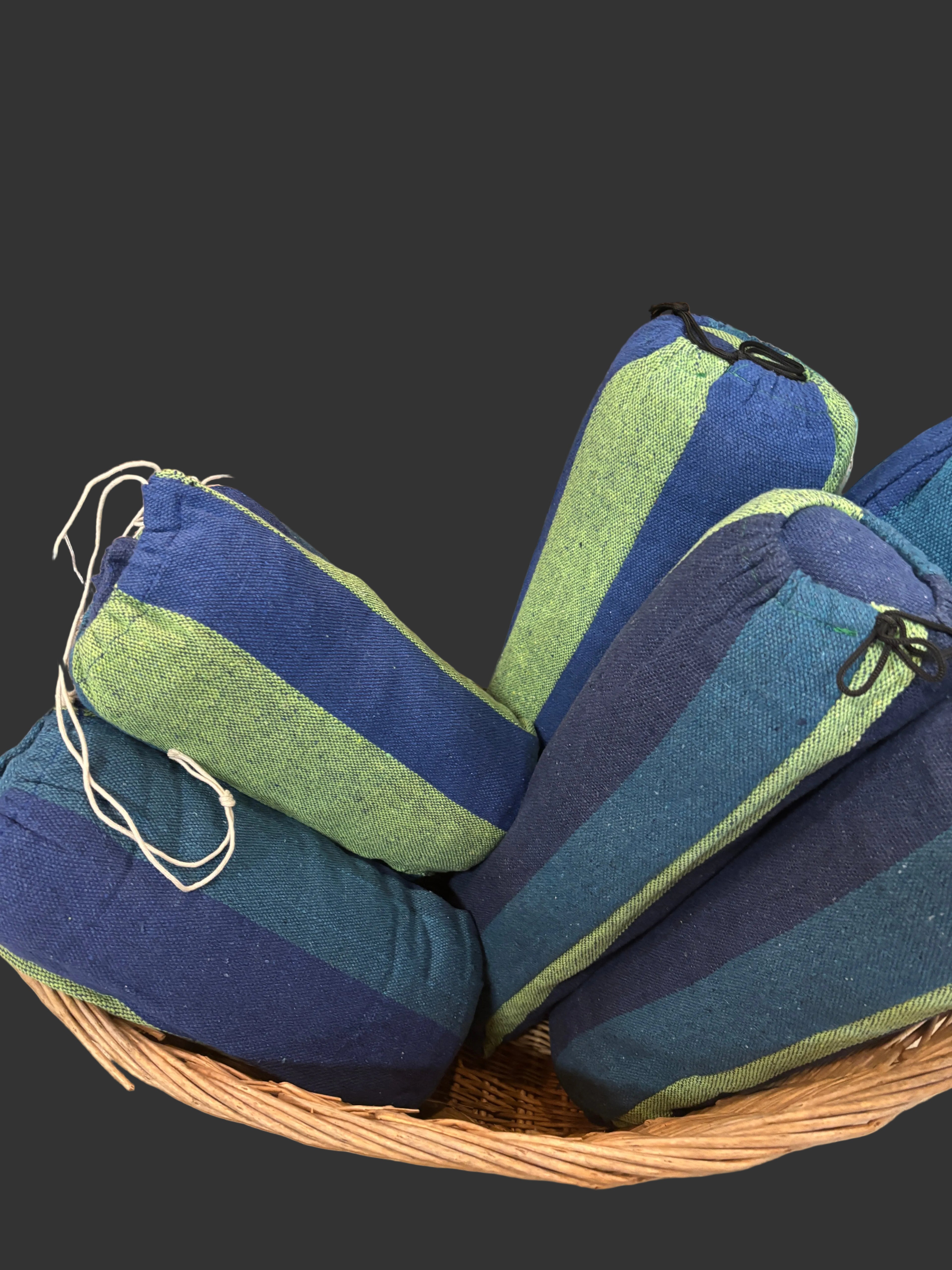 Hammock and Hammock Chairs Blue and Green