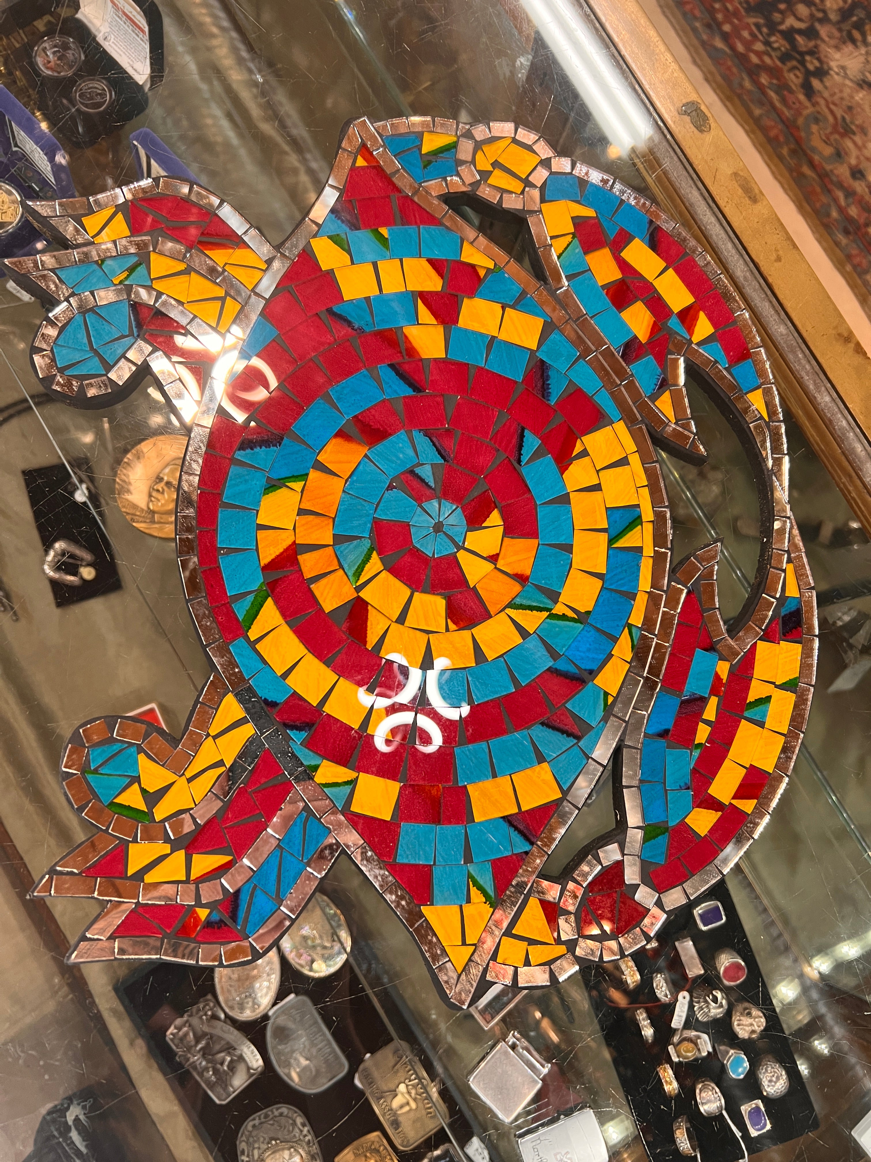 Mosaic Crab Wall Decor
