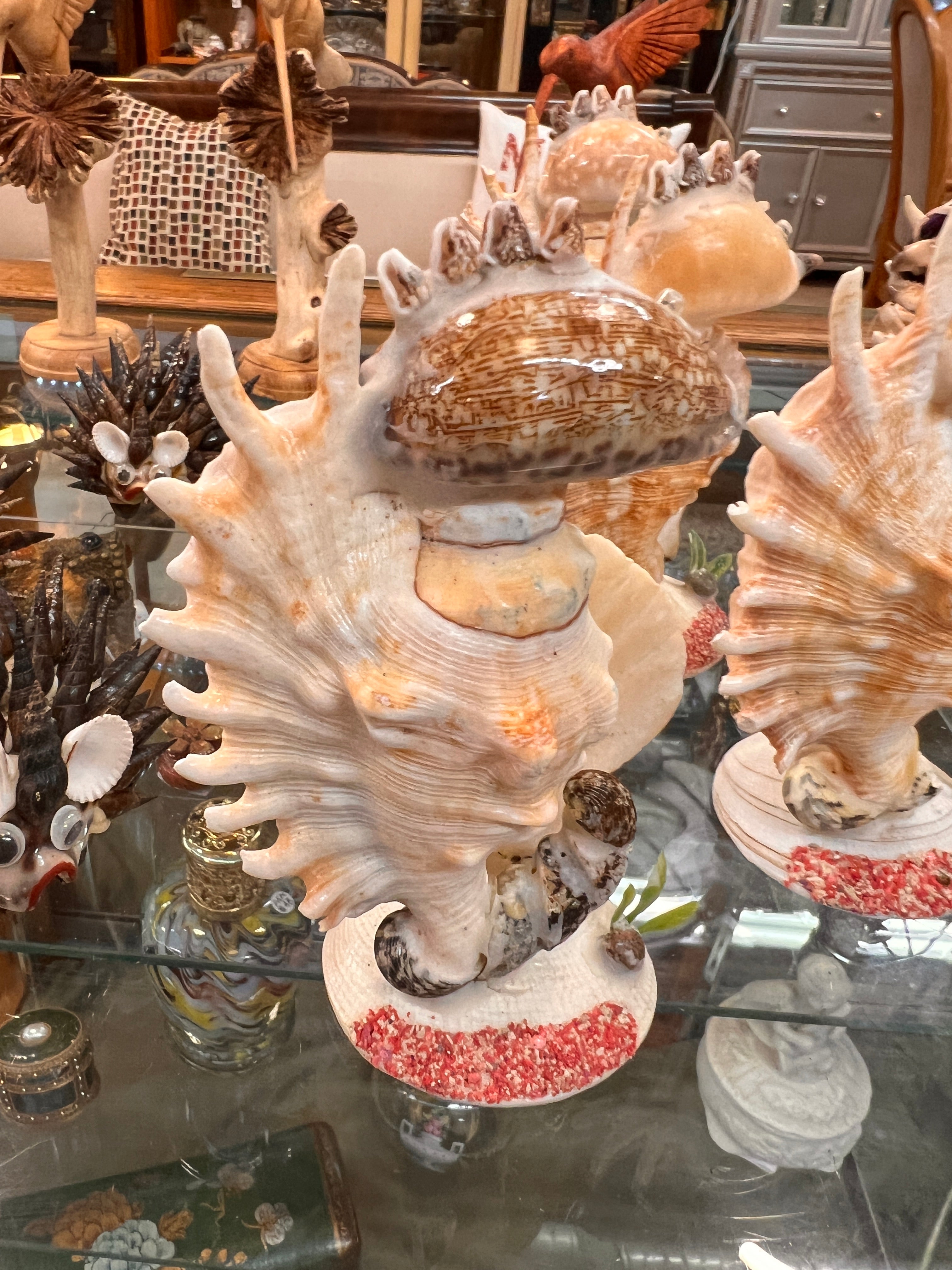 Shell Seahorse Figurine