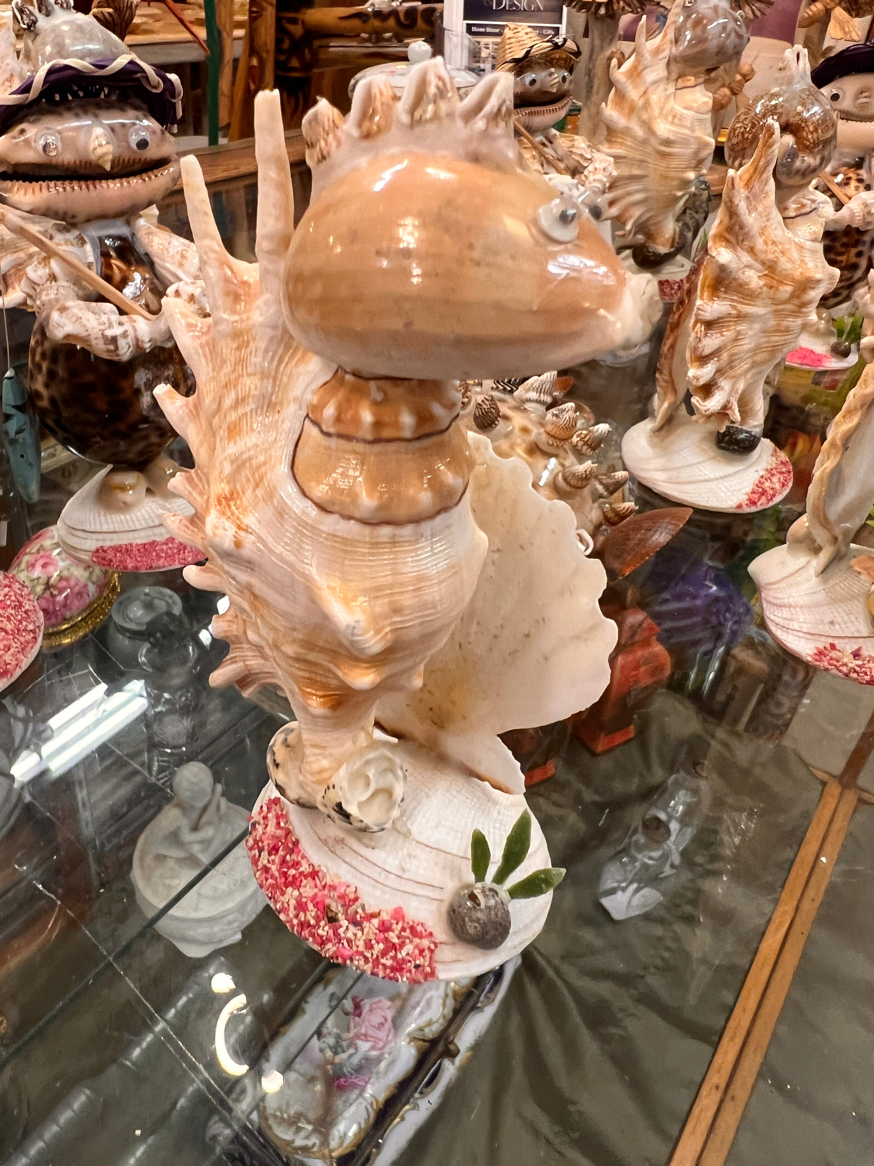 Shell Seahorse Figurine