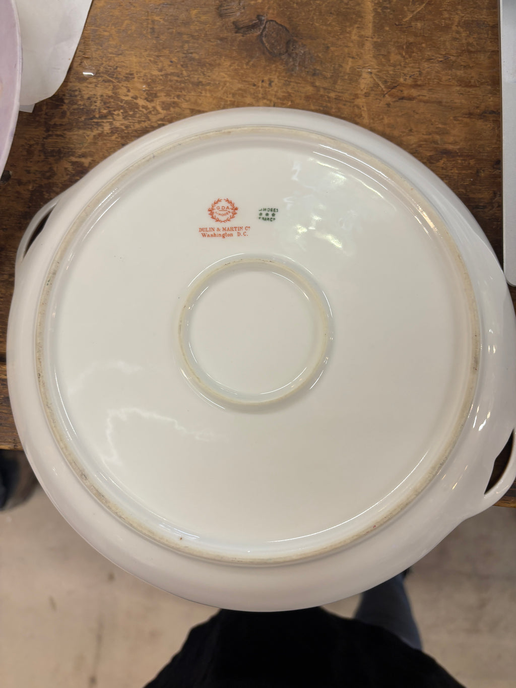 Limoges France Floral Pattern Serving Plate