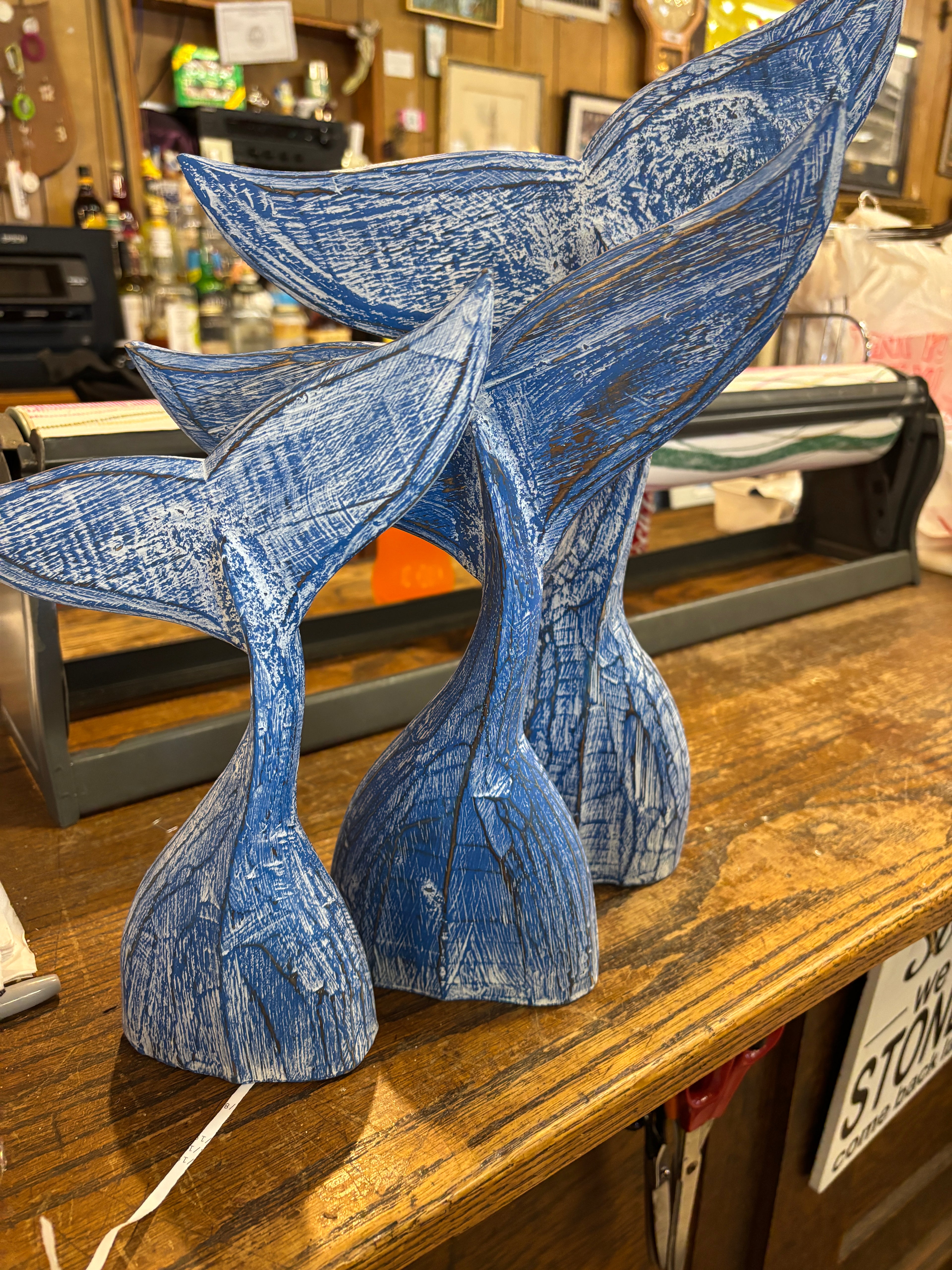 Set of 3 Whale Tails