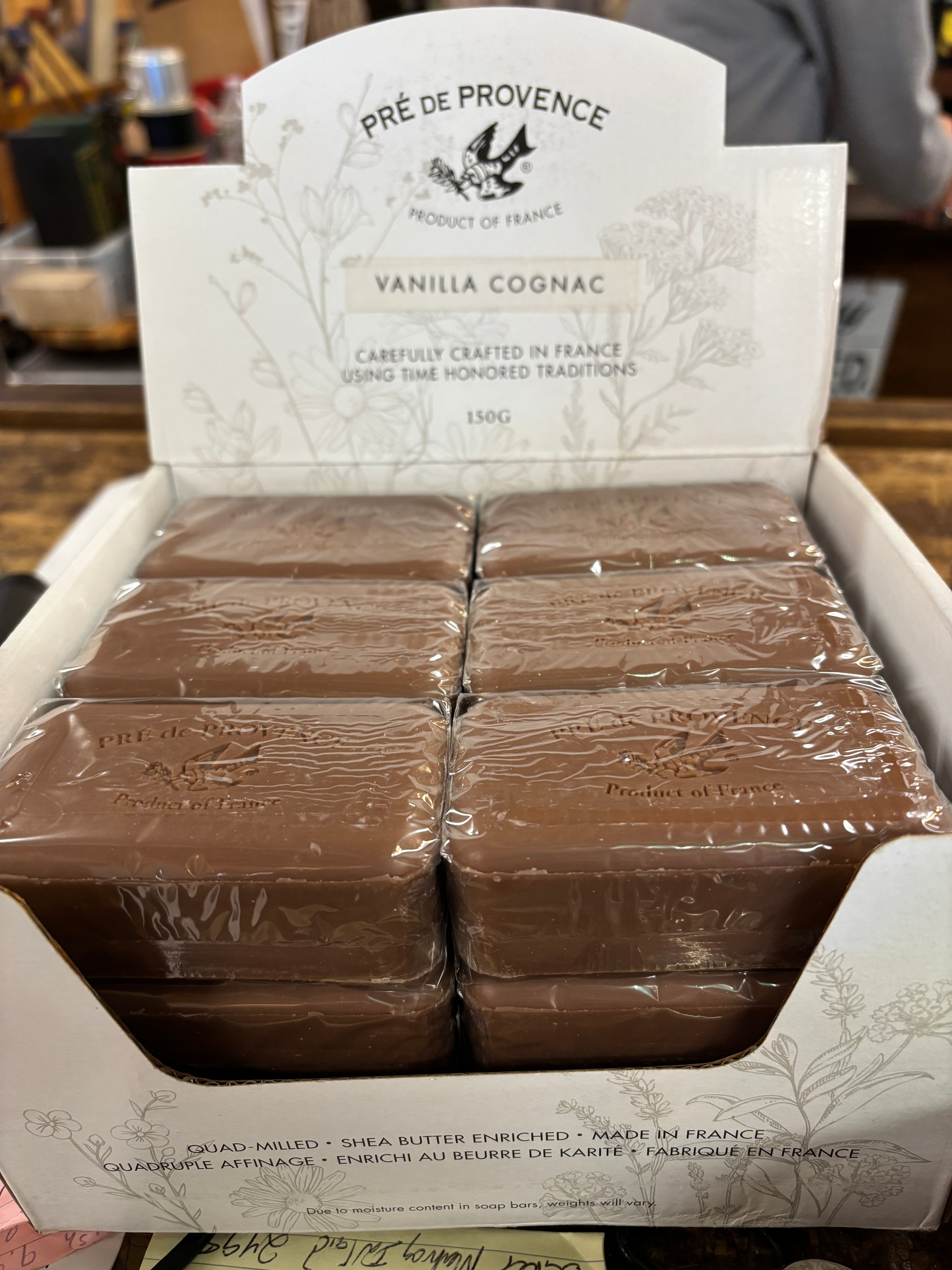 Vanilla Cognac European  Pre de Provence Soap