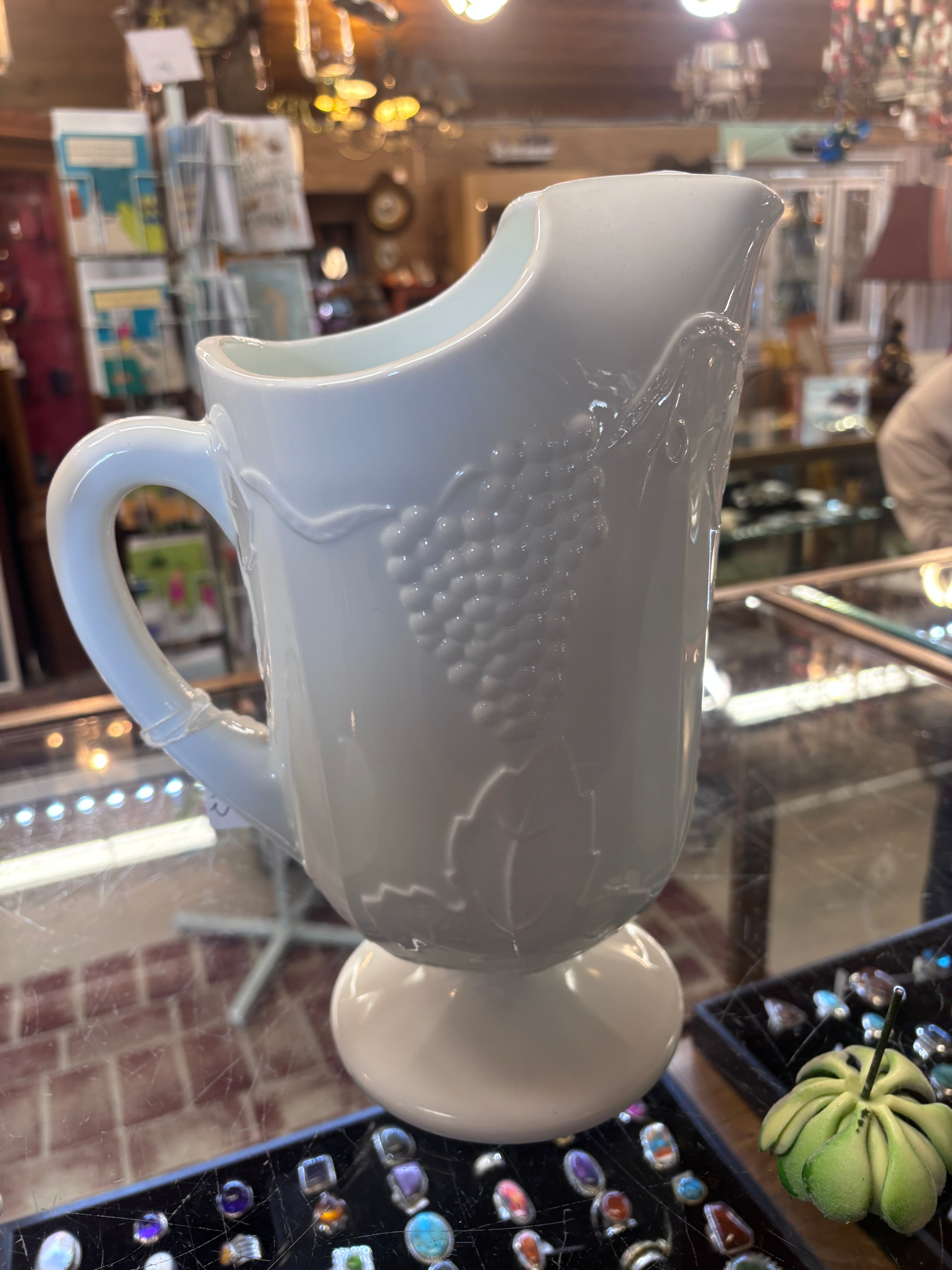 Milk Glass Pitcher