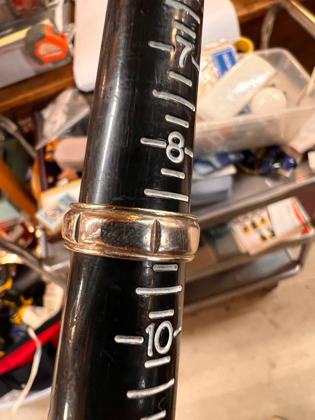 14k Gold Wedding Band Size 9