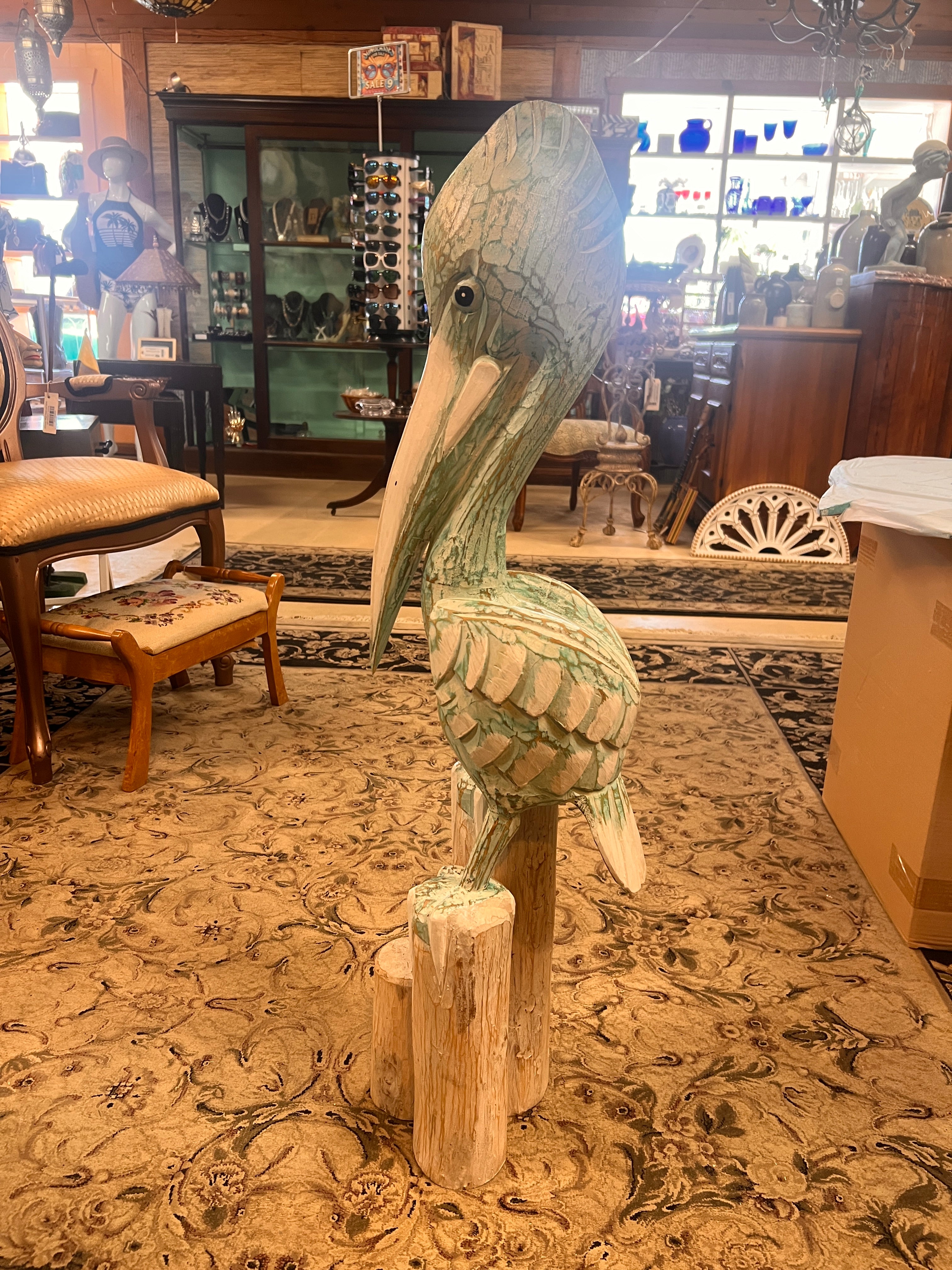 Pelican Sculpture 39" Tall