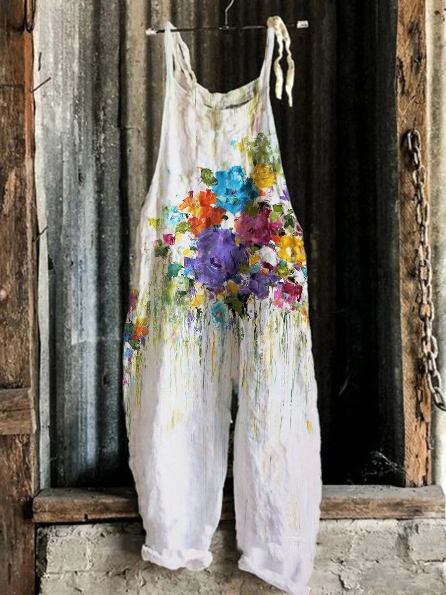 Women'S Daily Fashion Flower Full Length Embroidery Printing NH32058663|Flower 5|S