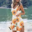 new-knitted-hollow-vest-blouse-beach-cover-up-sun-protection-shirt L