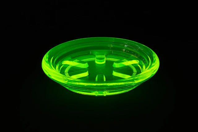Uranium Glass Ashtray