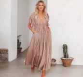 White Average Size Women's None Elegant Tropical Solid Color Cover Ups