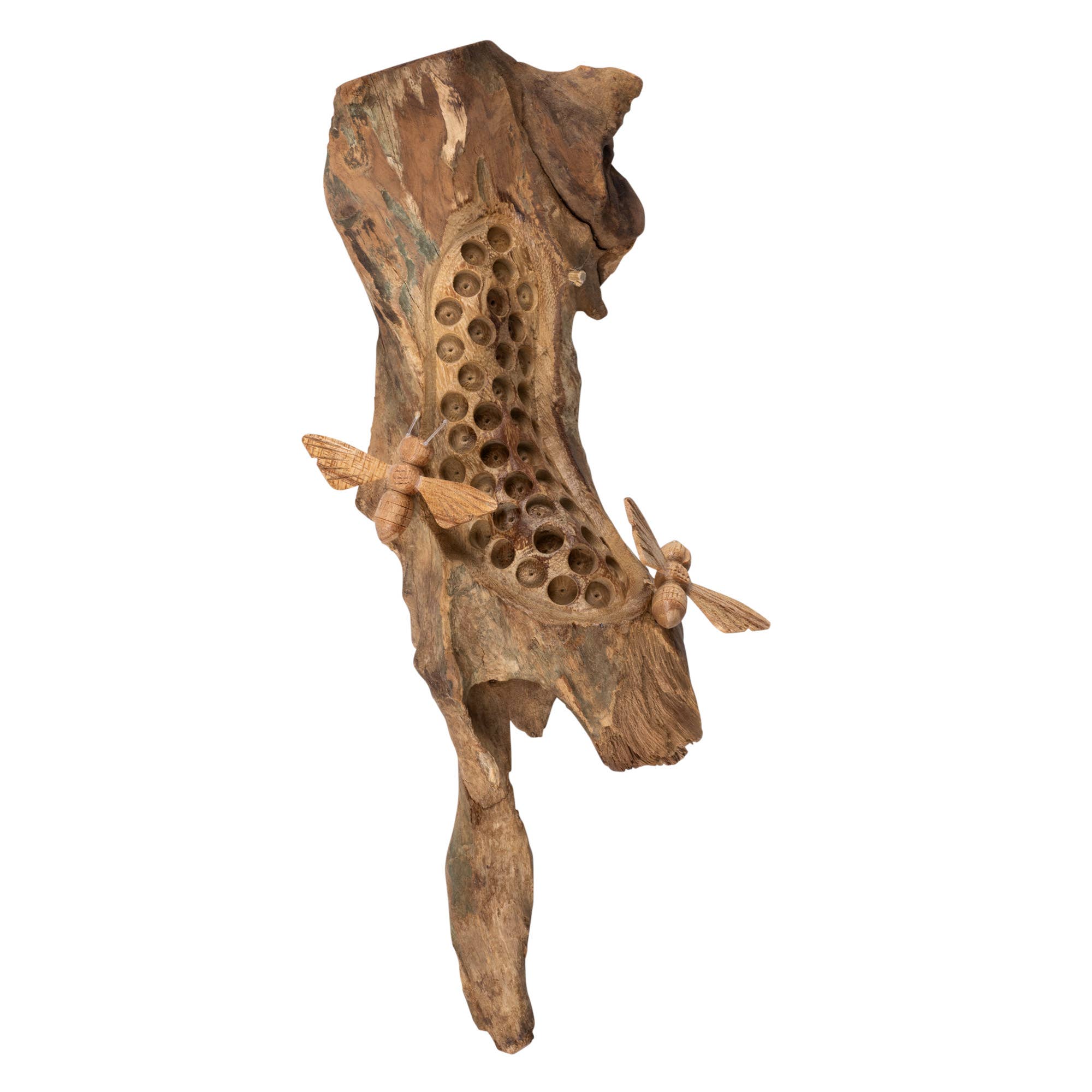 3 BEES WITH NEST WALL HANGING