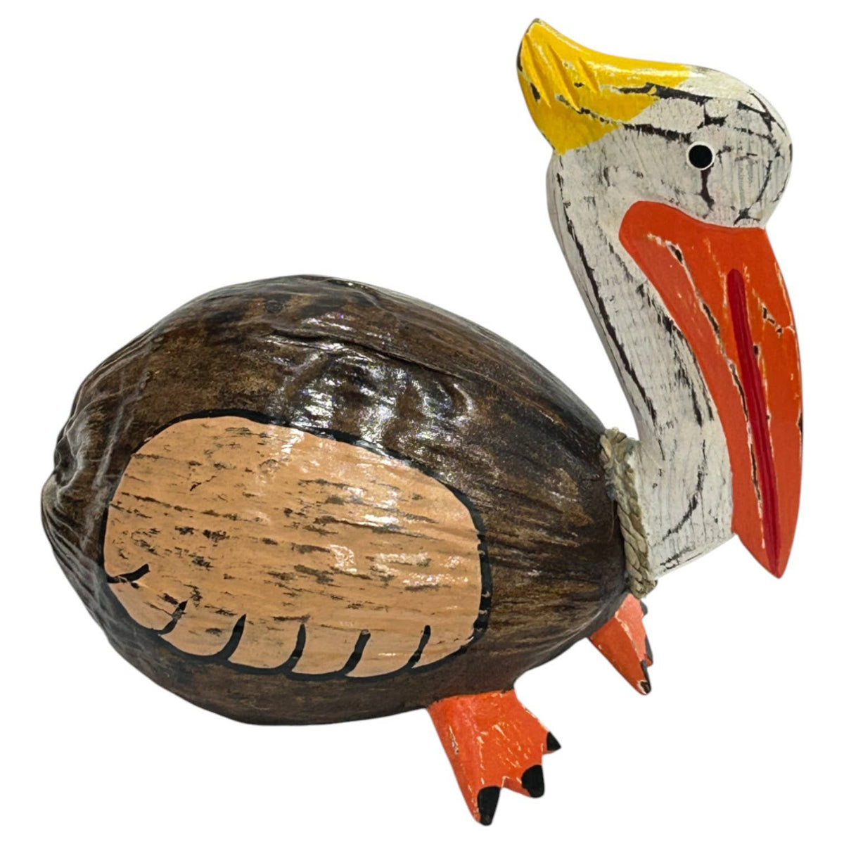 Pelican Coconut Statue-N-2499-PEL