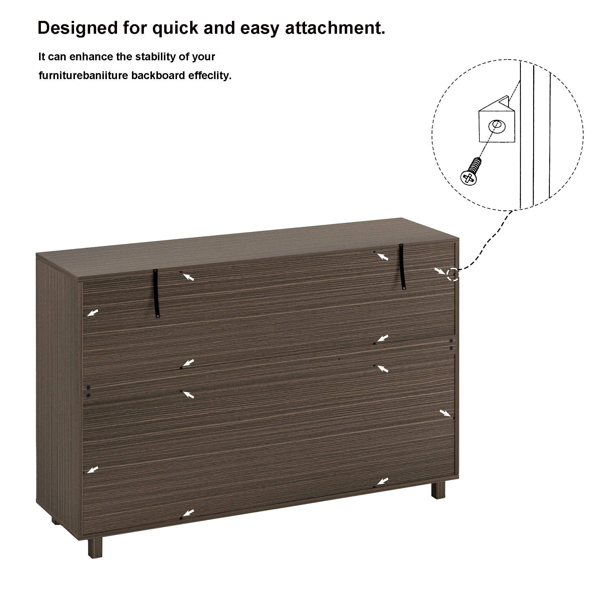 55" Buffet Sideboard Cabinet with Hand-Carved Detail