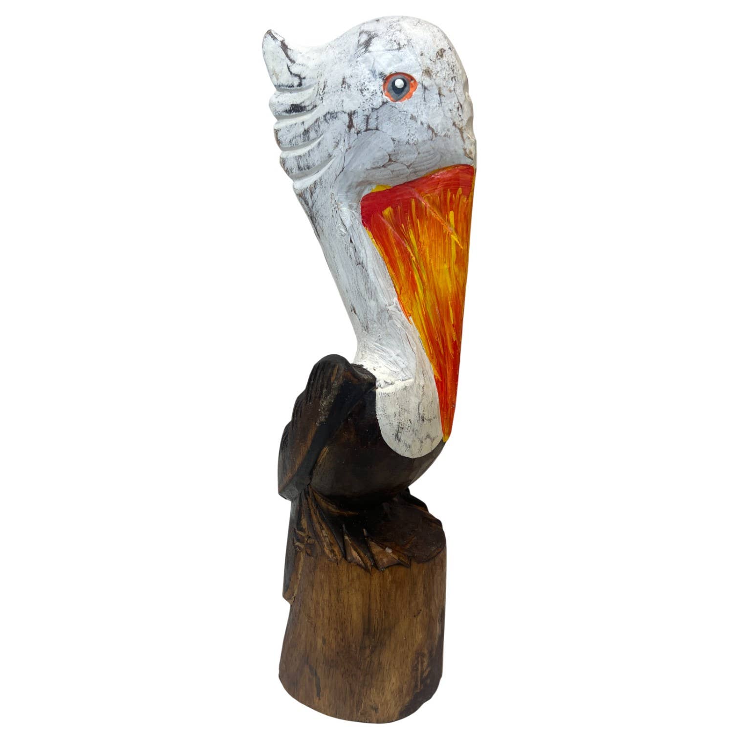 Brown Pelican On Post - 24"-N-1390-L-BRN