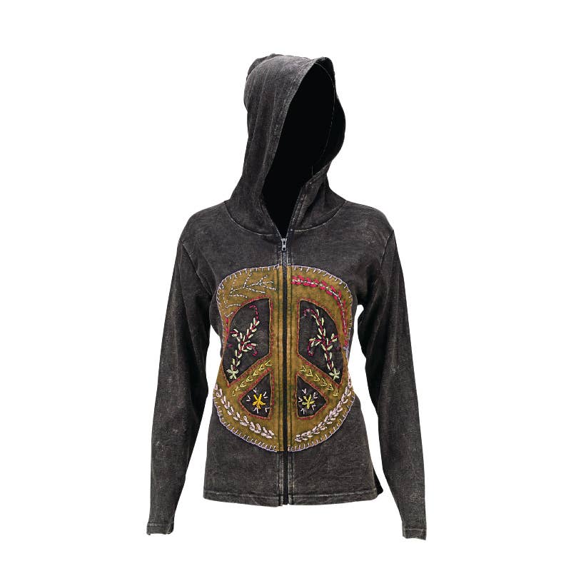 Peace Sign Jacket: LARGE