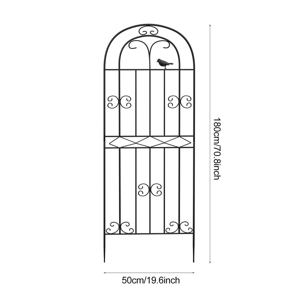 71'' H X 20'' W Iron Lattice Panel Trellis Garden Trellis Pa