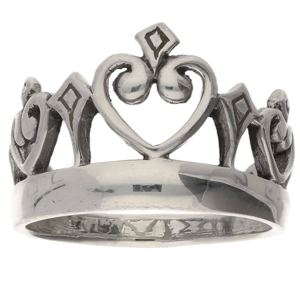 Miss America Princess Crown Sterling Silver Ring: 9