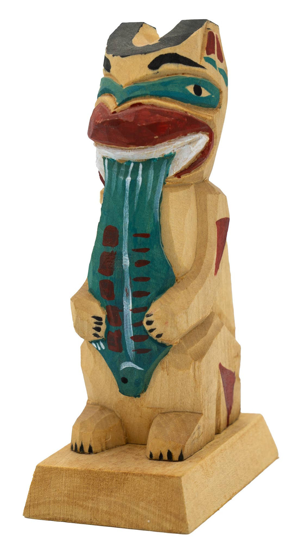 Hand Carved Wooden Totems: Style 2