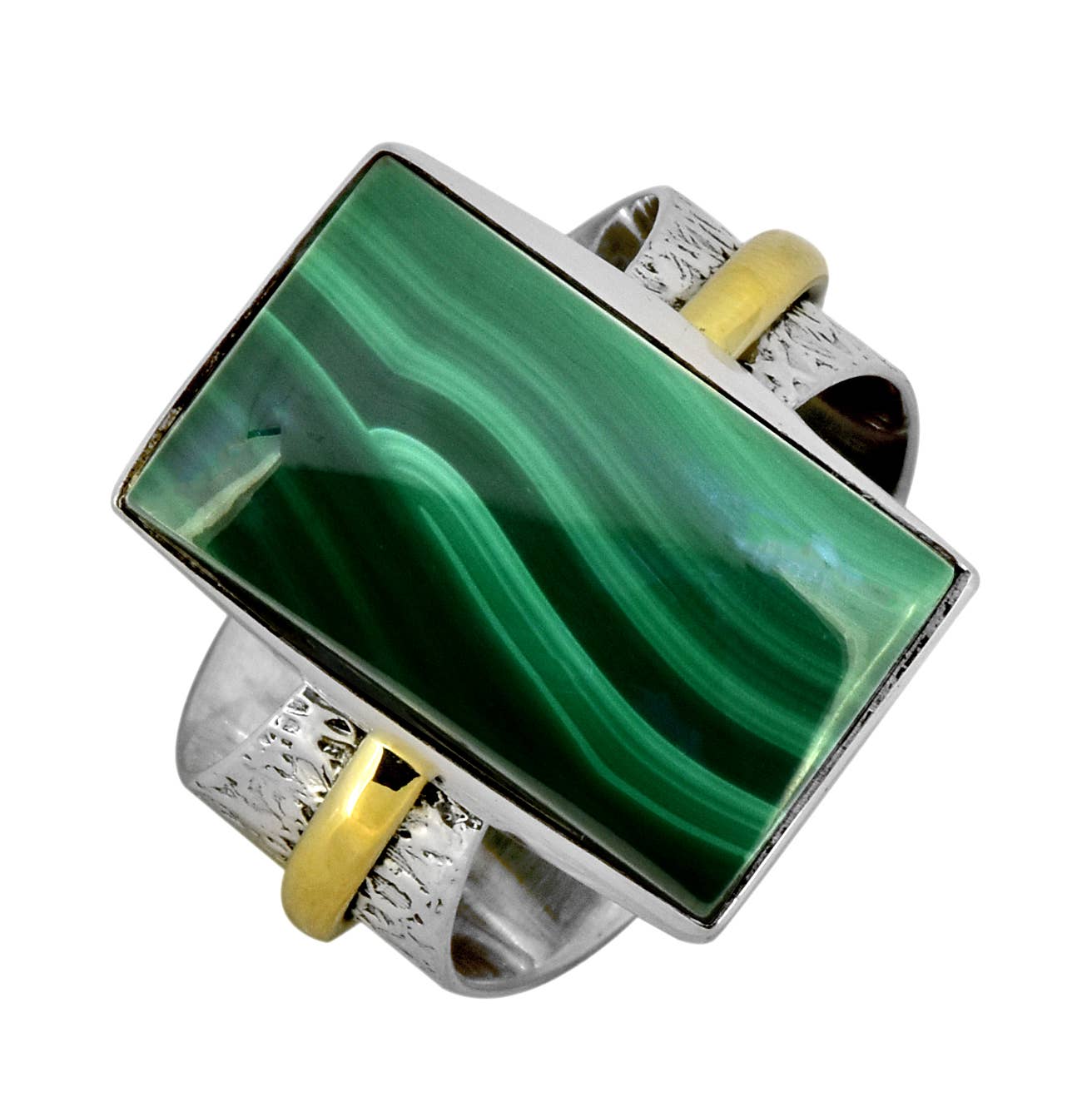 925 Sterling Silver Tiger Eye Gemstone Bohemian Ring: 7