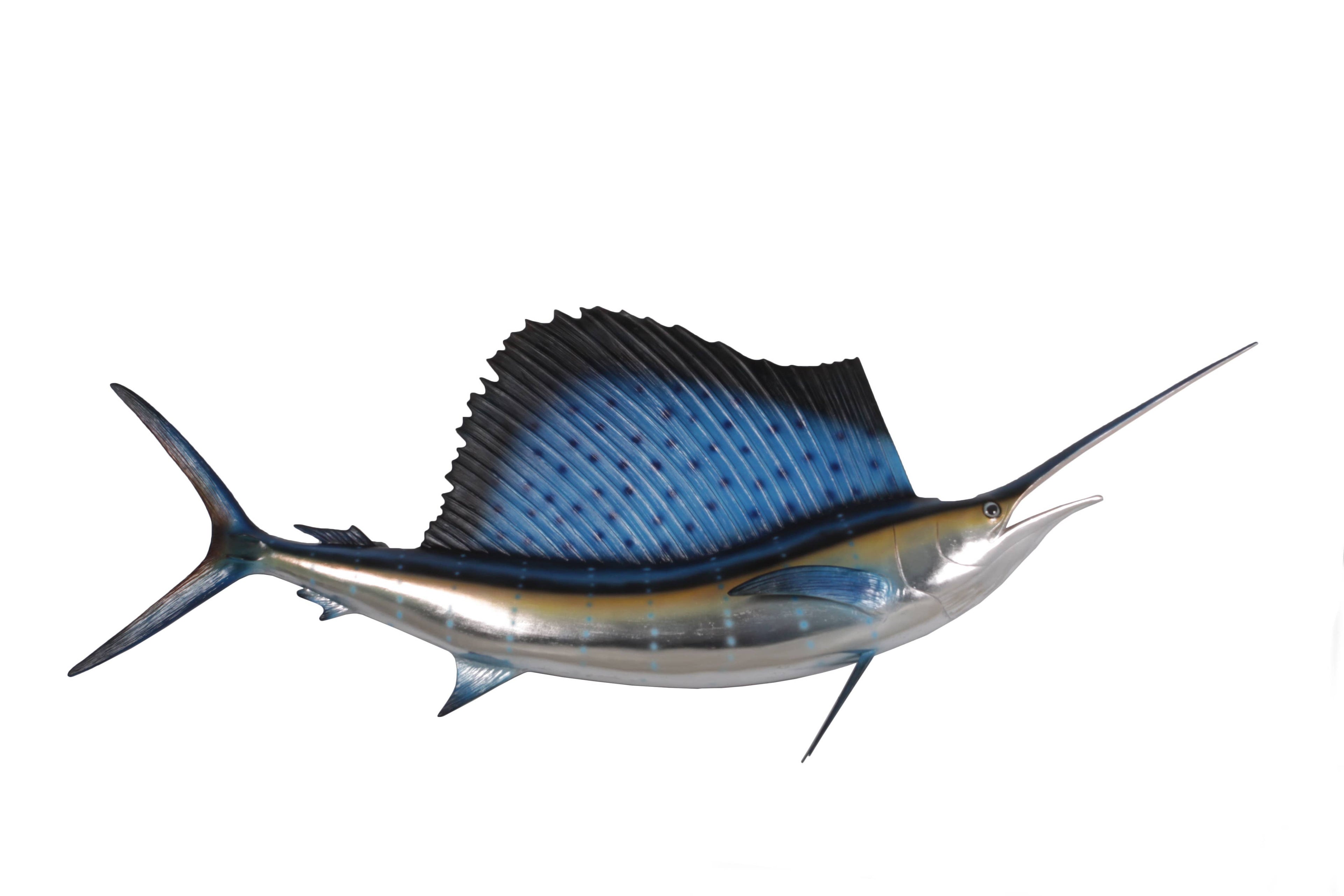 Sailfish Full Mount Wall Decor over 5ft hand Painted