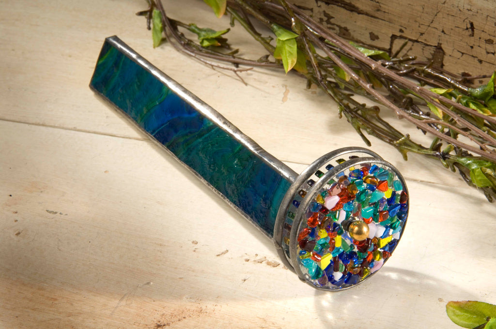 KAL 106 Blue/Green Opal  Kaleidoscope - Double Wheel