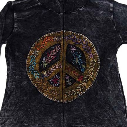 Peace Sign Jacket: LARGE