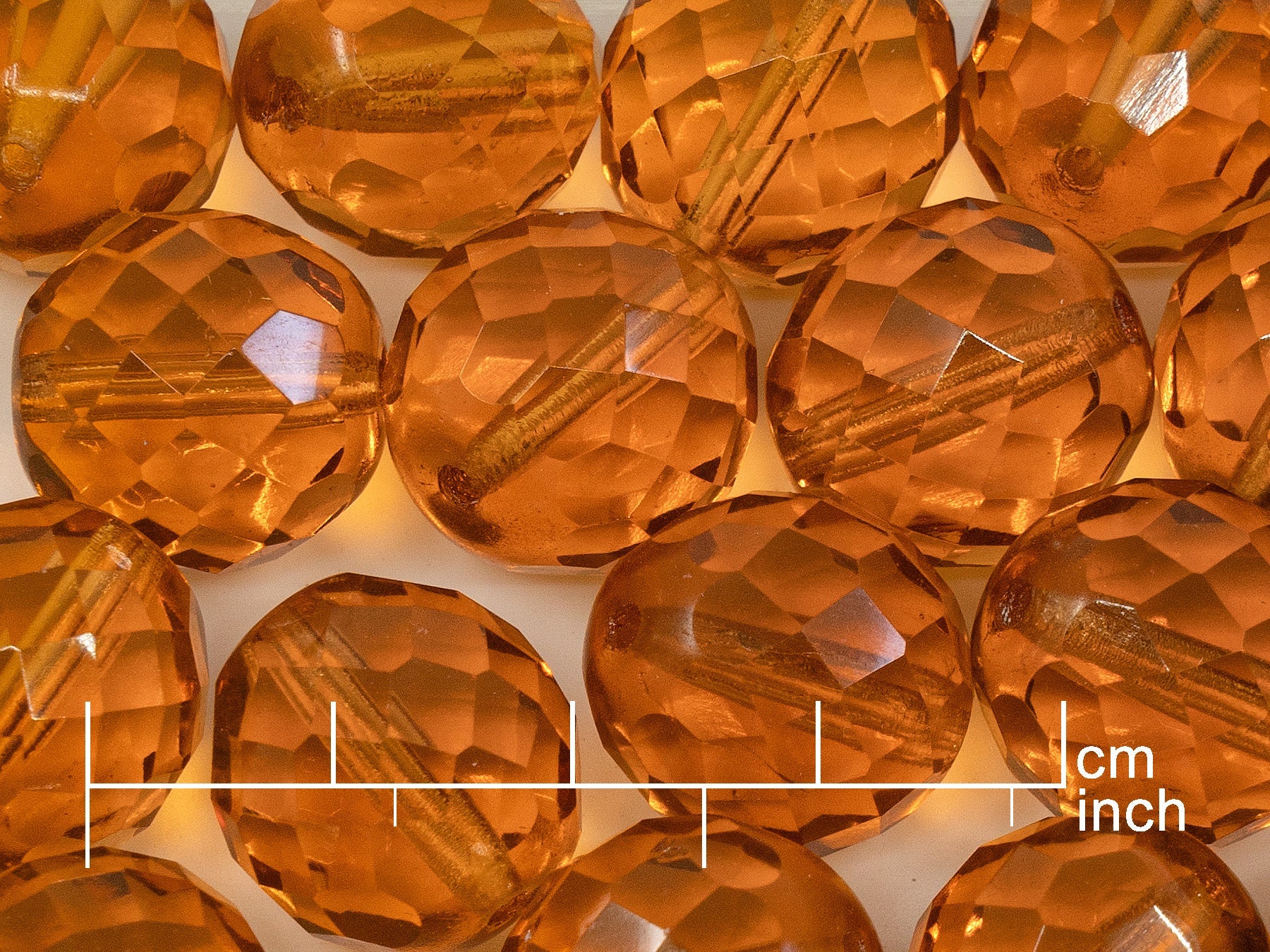 OUTLET 250g Faceted Round Fire Polished Beads, 16 x 16 mm, 70990 (151-19001-16x16-70990), Glass, Czech Republic