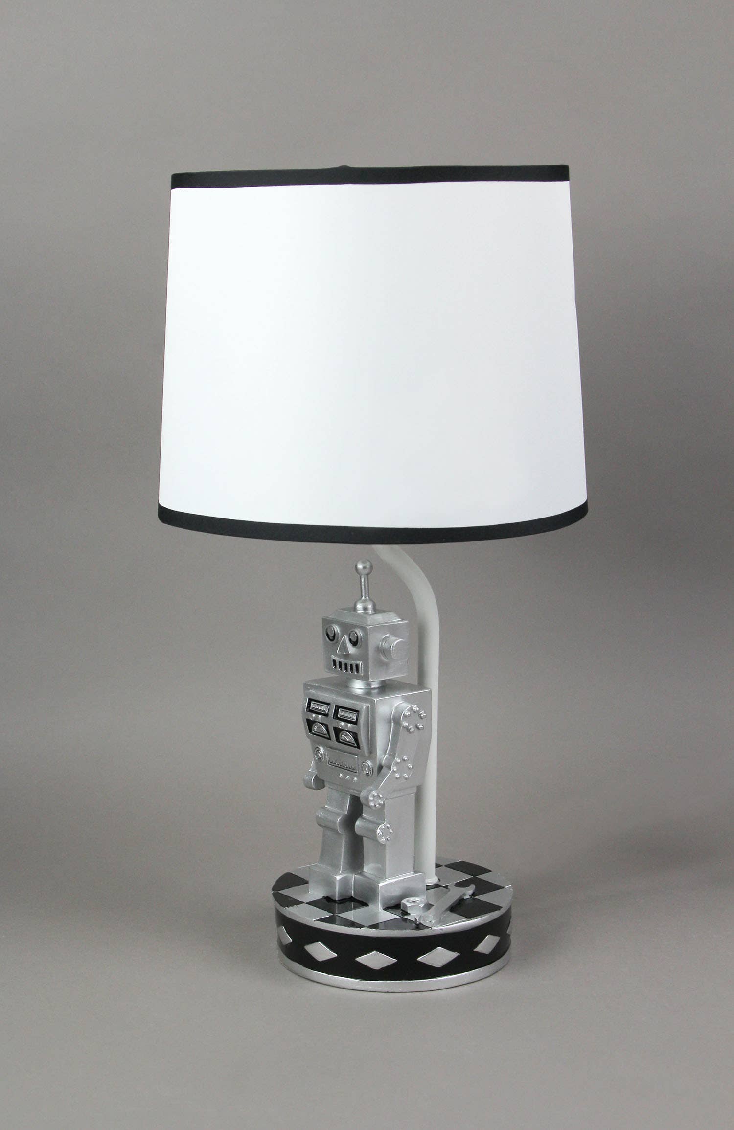 Retro 60`S Style Robot Table Lamp Sci-Fi Robotic