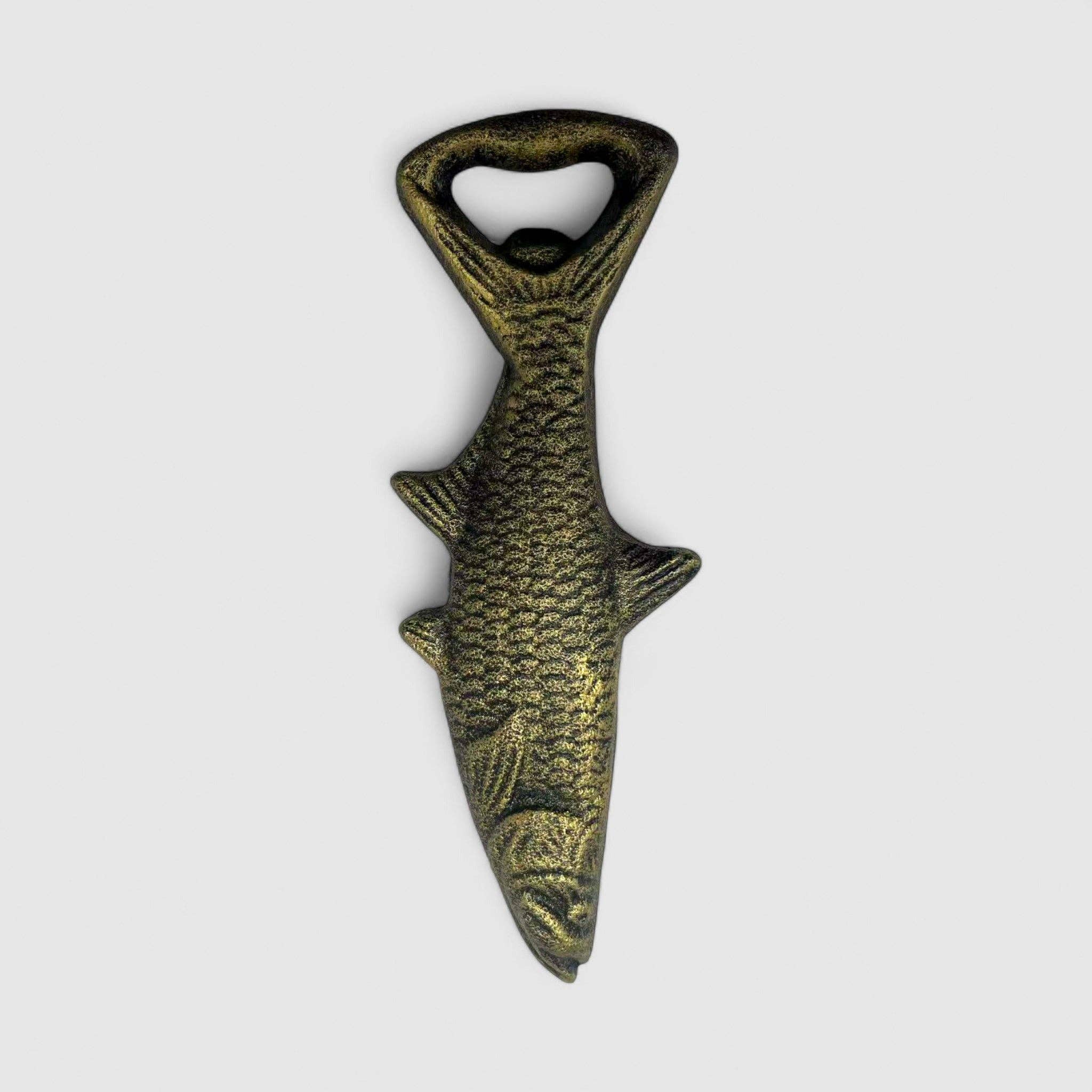 Fish Bottle Opener, Cast Iron Nautical Bar Kitchen Tool