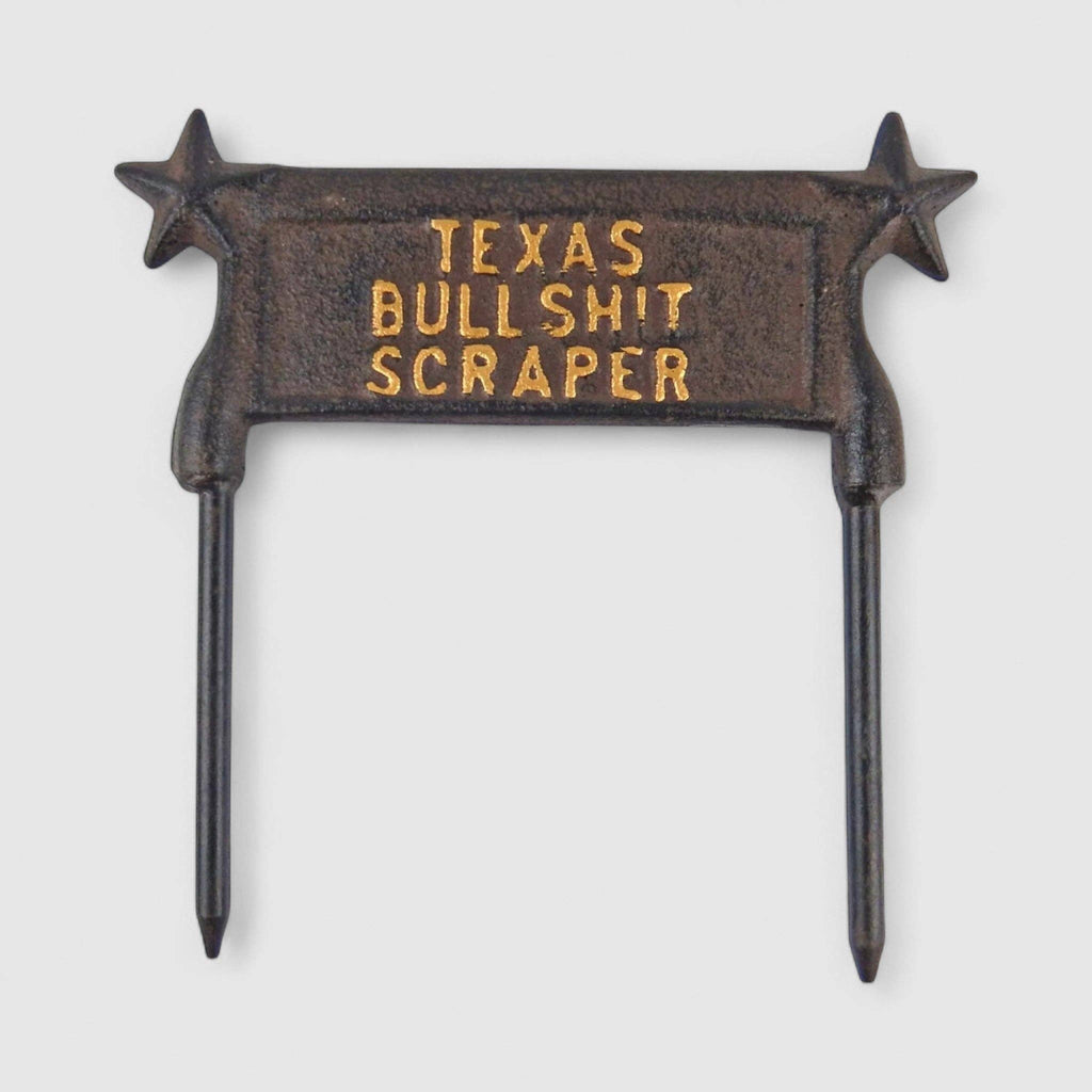 Heavy-Duty Cast Iron Boot Scraper - Rustic Farmhouse Entry Accessory
