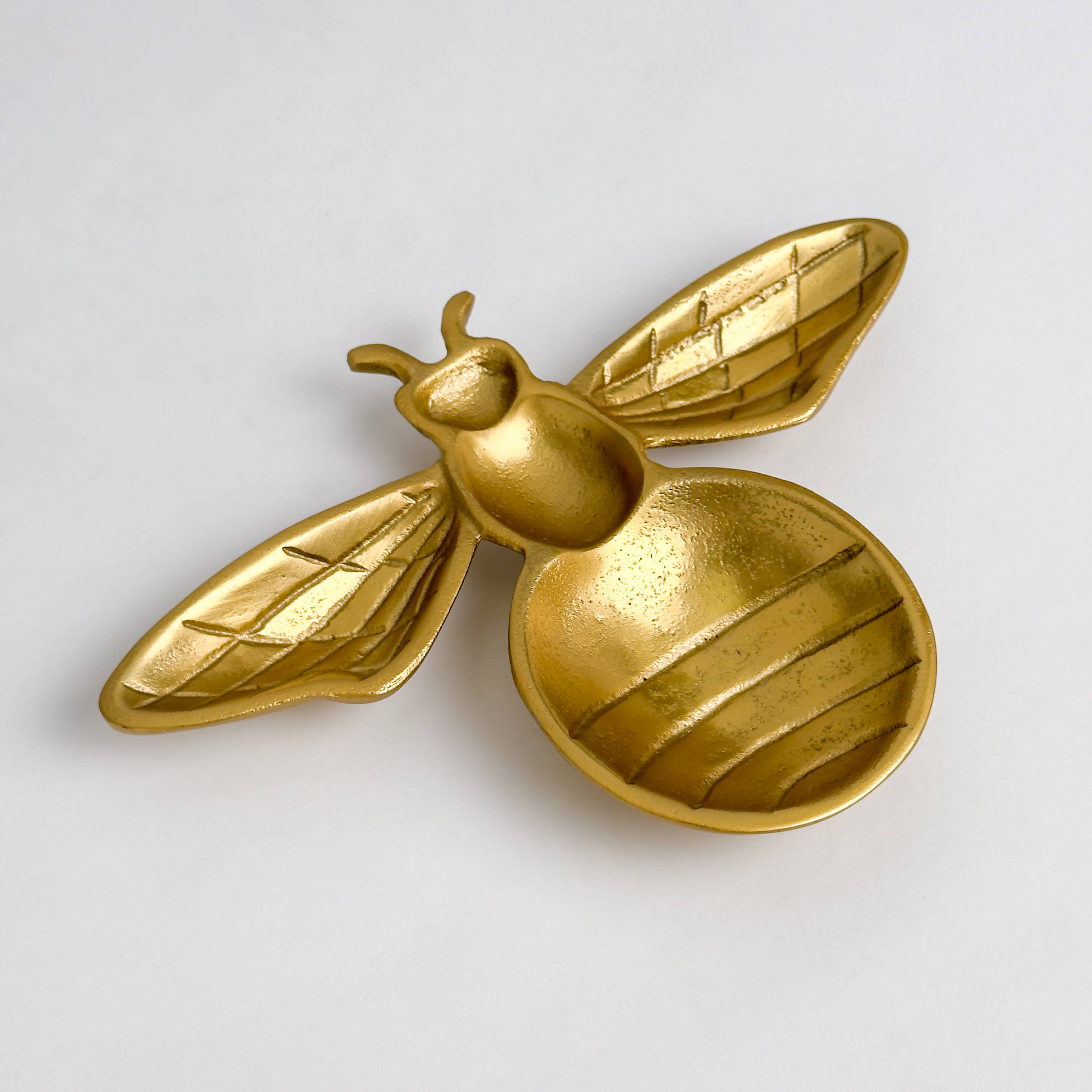 Bee Shaped Gold Textured Tray